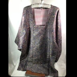 Vintage Authentic Japanese MICHYUKI Kimono~Wear A One-Of-A-Kind Beauty!